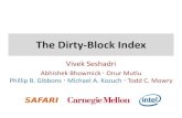 The Dirty-Block Index - Carnegie Mellon Universityomutlu/pub/dirty-block-index_seshadri_ta… · The Dirty-Block Index Conclusion • The Dirty-Block Index – Key Idea: DRAM-row