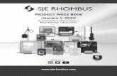 PRODUCT PRICE BOOK January 1, 2020€¦ · Intrinsically Safe Model 114 6 Model 124 6 Model 314 6 Model 324 6 Timed Dosing Model TD 6 Model PS11/PS12 6 Plugger Products JB Plugger