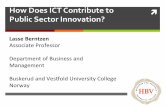 HowDoes$ICT$Contribute$to$$ PublicSectorInnovation?€¦ · Innovation may include ICT ! But the framing is better, you start with the real problem or challenge and try to find the