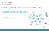EU Competition Law Issues in the Satellite Sector€¦ · EU Competition Law Issues in the Satellite Sector Presentation for the 24th Annual Competition Law and Regulation in the