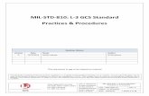 MIL-STD-810: L-3 GCS Standard Practices & Procedures · MIL-STD-810: L-3 GCS Standard Practices & Procedures Part : 1000 0501 01 Rev: A Author: M. Dombovy Date: 12/2/2014 Sheet 8