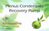 Plenus Condensate Recovery Pump - ienerpro.comienerpro.com/img/gallery-img/plenus_condensate_recovery_pump.pdf · –Main body made from Carbon Steel IS 2062 & IS 1239 class C. –All