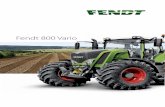 Fendt 800 Vario€¦ · matic cab suspension along with active suspension on the driver seat. A number of small details in the cab are simply a joy: a cooling compartment, various