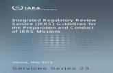 Integrated Regulatory Review Service (IRRS) Guidelines for ... · Integrated Regulatory Review Service (IRRS) Guidelines for the Preparation and Conduct of IRRS Missions Vienna, May