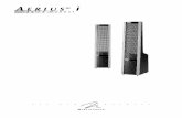 MartinLogan Aerius i Manual€¦ · If you should experience any difficulties in the setup or operation of your Aerius i speakers, please refer to the Room Acoustics, Placement or