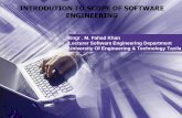 Engr . M. Fahad Khan Lecturer Software Engineering ...€¦ · • Software Engineering, Ian Sommerville, 7th Edition, Addison Wesley, 2004. • Pattern-oriented Software Architecture