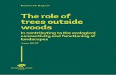 The role of trees outside woods (TOWs) woods - WildCRU€¦ · Research Report The role of trees outside woods (TOWs) in contributing to the ecological connectivity and functioning