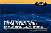 Neutrosophic Computing and Machine Learning , Vol. 1, 2018 ...fs.unm.edu/NCML/NCML-03-2018.pdf · contengan una breve reseña de un problema y los resultados obtenidos. La neutrosofía