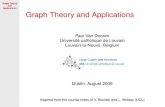 Graph Theory and Applications · Graph Theory and Applications Graph Theory and Applications 1 / 8 Graph Theory and Applications Paul Van Dooren Université catholique de Louvain