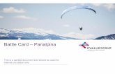 Battle Card –Panalpina - Evalueserve€¦ · – To achieve the long term goal of inorganic growth, the company is committed to SAP TM implementation – In 2015, Panalpina aims