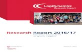 Research Report 2016/17 - LogDynamics€¦ · Supply Chain Flexibility as Strategy for SMEs Internationalization 57 Feroz Siddiky ActivityDescriptor: Human Activity Understanding