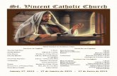 St. Vincent Catholic Churchcatolicosnaflorida.org/wp-content/uploads/2019/01/Boletim-2019-01 … · St. Vincent Catholic Church Third Sunday in Ordinary Time . 6350 NW 18th Street,