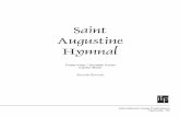 Saint Augustine Hymnal - Amazon S3€¦ · you the Saint Augustine Hymnal, Three-Year Durable Cover 2nd Edition. May the Word, chant, hymns, songs, psalms and canticles that reside