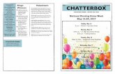 May 2017 Chatterbox - Clearview Homes and Estates€¦ · Jackson, Peggy Skarda, & Sharon Davis. Apr. 18: Esther Jackson, Sharon Davis, Lois Anne Sobotka, Thelma Rusk, Thelma Grimes,