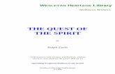 The Quest Of The Spirit - SABDA.orgmedia.sabda.org/alkitab-6/wh2-hdm/hdm0493.pdf · THE QUEST OF THE SPIRIT By Ralph Earle Chapter 1 GLIMPSES OF THE DAWN Pitch darkness covered the