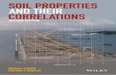 Soil ProPertieS CorrelationS€¦ · • practical advice on how soil properties are used in the assessment and design of geotechnical problems, including basic concepts, and limita-tions