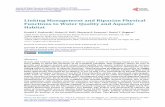 Linking Management and Riparian Physical Functions to ... · ity through ecosystem attributes. These attributes lead managers to grasp the story of individual reaches and the overall