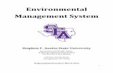Environmental Management System · this goal the Environmental Health, Safety, and Risk Management (EHSRM) department is committed to continuous environmental improvement and protection