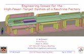 Engineering Issues for the High-Power-Target System of a ... · KT McDonald IDS-NF Plenary Meeting (RAL) Apr 6, 20132 1 Engineering Issues for the High-Power-Target System of a Neutrino