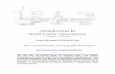 Introduction to 9x20 lathe Operations - Tools and mods€¦ · Conclusion----- page 98 . 4 First steps in turning by “Artificer” (The late ... A lathe operation in which metal