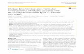 Clinical, biochemical and molecular characteristics of ... · Clinical, biochemical and molecular characteristics of Filipino patients with mucopolysaccharidosis type II - Hunter