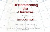 Understanding the Universe - Karma Limbokarmalimbo.com/aro/workshops/UtU Part 1 final.pdf · a Vehicle to Understanding the Universe In this series of upcoming workshops, we cover