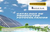 CATÁLOGO DE PRODUCTOS FOTOVOLTAICOSinsesasrl.com/downloads/catalogo-cleanergetic-insesa.pdf · Mayor versatilidad frente a sistemas conectados a la red eléctrica. Posibilidad de