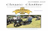 OCTOBER 2019 Classic Clatter · Fourth Wednesday of the month 8:00pm Branch Meetings: Keiraville Public School, Gipps Road, Postal Address: PO Box 3033 Telopea NSW 2117 Keiraville.