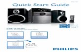 MC157 Quick Start Guide - Philips€¦ · Quick Start Guide 2 User Manual Quick Start Guide User manual 3 1 2 Remote Control MC157_QSG_Eng 1 4/1/10, 21:26. speaker (right) speaker