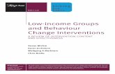 Low-income Groups and Behaviour Change Interventions · This paper, Low-income Groups and Behaviour Change Interventions: A review of intervention content and effectiveness, is the
