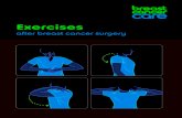 after breast cancer surgery€¦ · speak to your breast care nurse or physiotherapist as soon as possible. The exercises have been developed with the help of breast surgeons, breast