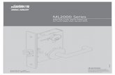 ML2000 Series.pdf · 2 Table of Contents ML2000 Parts Manual The warranty on Corbin Russwin products becomes void if the product is modified in any way, regardless of whether the