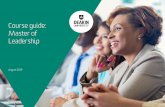 Course guide: Master of Leadership€¦ · How do these degrees work? Delivered as flexible online programs, professional practice degrees are ideally suited to the busy professional.