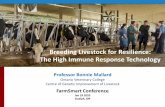 Breeding Livestock for Resilience: The High Immune ...€¦ · disease resistance. hir can be used by livestock producers as a management and breeding tool to naturally improve the