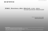 TNC Series Air Hoist (10t, 25t) Instruction Manual€¦ · Selecting the Compressor and Removing the Drain Guide for selection (For max air consumption of each air hoist, see the