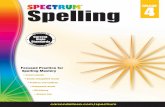 Spelling GRADE 4 Spelling - Carson-Dellosaimages.carsondellosa.com/media/cd/pdfs/Activities/Samplers/70460… · Supporting your child’s educational journey every step of the way.