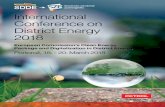 International Conference on District Energy 2018€¦ · • Optimisation of the Šaleška Valley heat distribution system (Rok Miklavžina, Gregor Cvet, Komunalno podjetje Velenje)