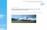 Safety aspects of aircraft performance on wetSafety ...€¦ · Safety aspects of aircraft performance on wet and contaminated runways G.W.H. van Es, A.L.C. Roelen, E.A.C. Kruijsen
