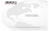 Technical Paper I-CAB Foundation 240516€¦ · Technical Paper I-CAB Foundation The I-CAB Foundation is a Non-Profit organization established under 501(c)(3) of the United States
