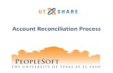 Account Reconciliation Process€¦ · All supporting documentation for salaries, wages & operating exp 9. Account Reconciliation Work Sessions are available for a “One on One”