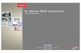 E-Way Bill System - gst.uk.gov.in · E-Way Bill System User Manual 2017 National Informatics Centre New Delhi