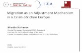 Migration as an Adjustment Mechanism in a Crisis-Stricken ...emn.ie/media/3. EMN Dublin 14 June 2013 Kahanec IZA.pdf · Migration as an Adjustment Mechanism in a Crisis-Stricken Europe