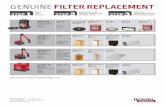 GENUINE FILTER REPLACEMENT - Lincoln Electric€¦ · MERV 16 (HE, Nano) Filter (KP1673-9) (KP1673-5) Pre-Filter (KP1673-5) Activated Carbon Filter (optional and fits over main filter)