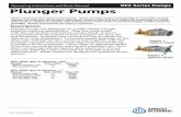 RSV Series Pumps Plunger Pumps · Plunger Pumps Operating Instructions and Parts Manual RSV Series Pumps Disassembly: 1. First remove the eight 5mm head bolts. (See Figure 10) 2.