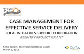 CASE MANAGEMENT FOR EFFECTIVE SERVICE DELIVERY Case Management.pdf · approach to service delivery that identifies the roles and responsibilities of each member of the organization.