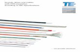 Strands, Wires and Cables with PTFE-Inuslation according ... · with a 0,25 mm PTFE-insulation and can nearly be deployed in insulation class ET+ or E (with approx. 0,2 mm and 0,3