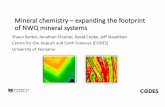 Mineral chemistry – expanding the footprint of NWQ mineral ... COD… · • Later developments: proton microprobe; SIMS and TIMS • Pros: low detection limits; spatial context