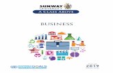 BUSINESS - EasyUni · BSc (Hons) Global Supply Chain Management BSc (Hons) Marketing BA (Hons) Entrepreneurship BSc (Hons) in International Business Pre-University Sunway Foundation