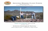 Arizona Geological Survey · 2019-02-13 · meet the statute requirements of these two agencies. The Arizona Geological Survey (AZGS) provides these as a courtesy to Arizona’s mining