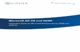 Microsoft AD CS and OCSP Integration Guide for Microsoft … · 2020-04-14 · 2 Introduction 2Introduction MicrosoftActiveDirectoryCertificateServices(ADCS)providesthefunctionalityforcreatingand